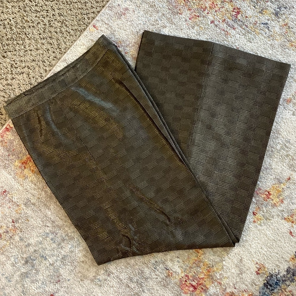🔥 Banana Republic Gold and Black Tailored Slacks 🔥